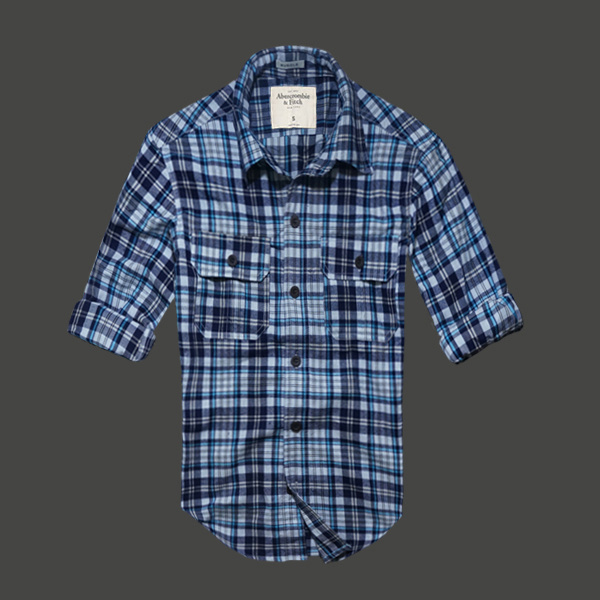 Abercrombie Fitch Hombres Plaid Camisa AF6975